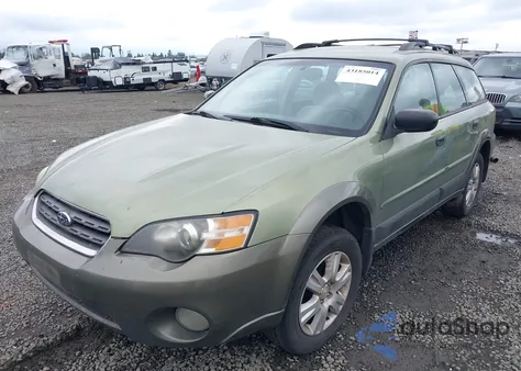 2005 Subaru Outback 2.5I z USA, uszkodzony, nr VIN 4S4BP61C257314419